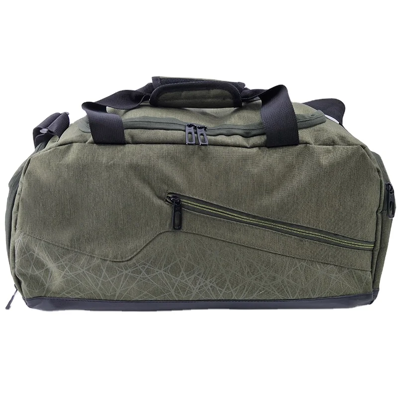 
Men fashion fitness waterproof weekend gym travel duffle bag with shoe compartment 