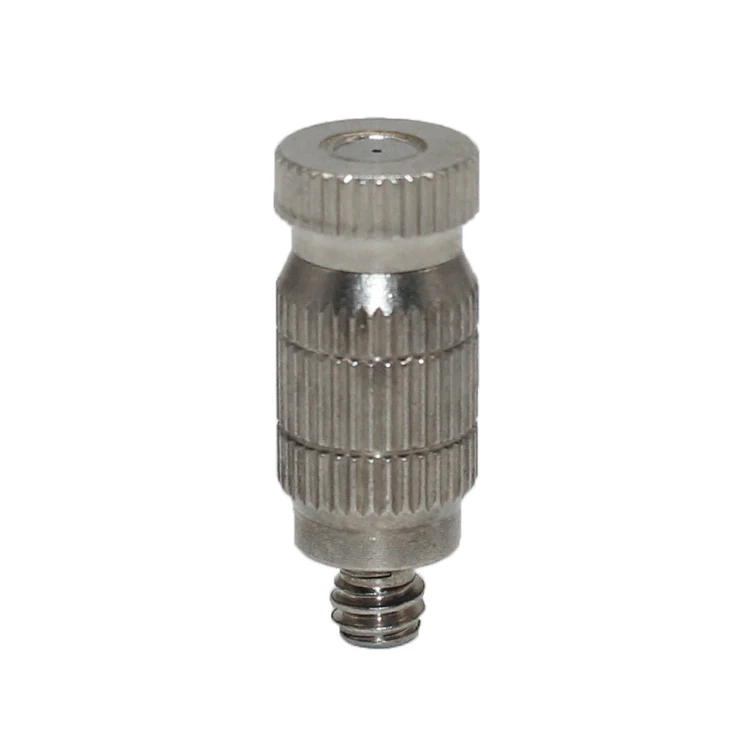 8mm Pneumatic Fitting Brass Fog Nozzle,Outdoor Low Pressure Misting Nozzle With Fitting