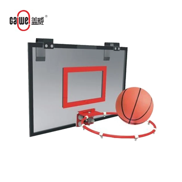 portable indoor and outdoor customized hanging basketball hoop mounted on the door with basketball