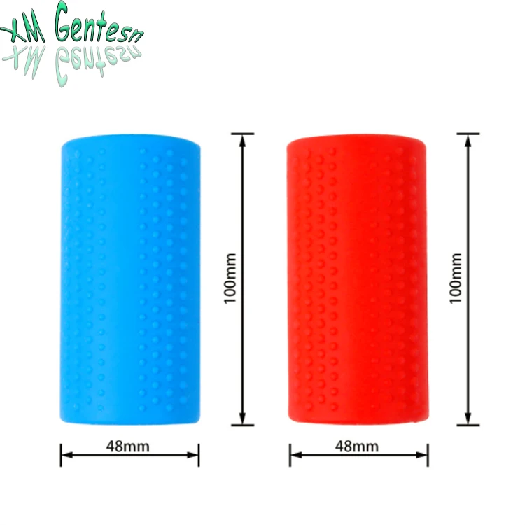 Custom logo  fitness silicone barbell grips weightlifting grips gym bar grips for training