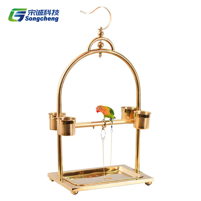 High Quality Heavy Duty Wire Steel Parrot Cage Pigeon Stand Frame Canary Elegant Bird Cages