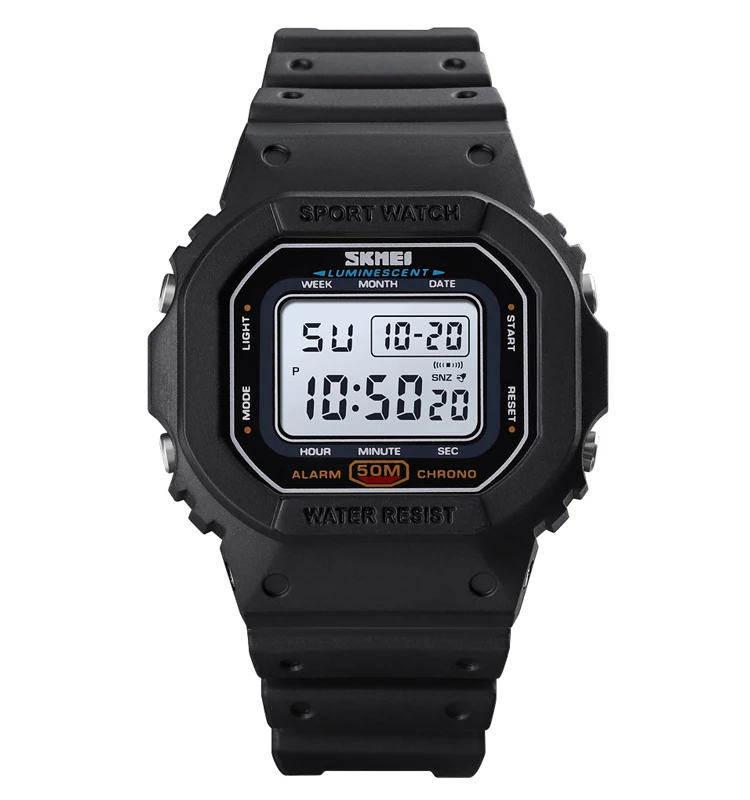SKMEI 1608 children  digital watch instructions colorful light watches water resistant cheap watch for kids