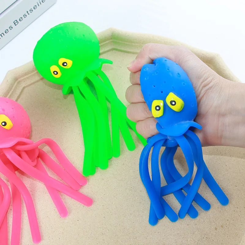 Wholesale Cute Octopus Ball Bath Toys Octopus Balloon Water Ball Swimming Pool Toy