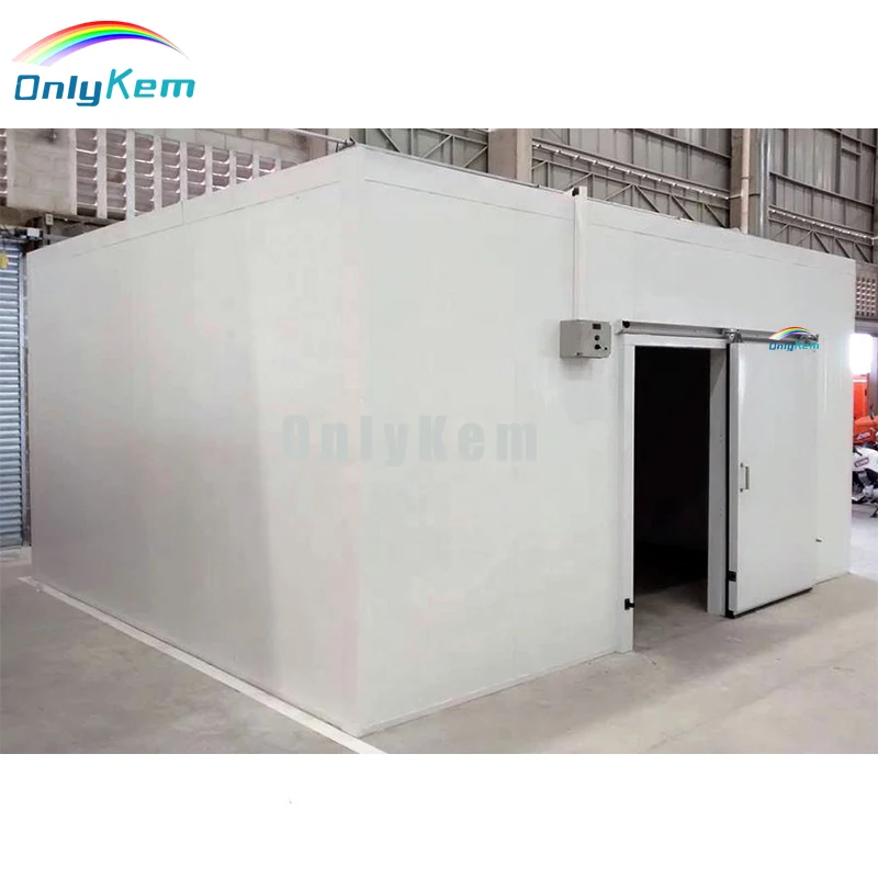 Industrial Walk-in Freezer Small Cold Room Storage 100mm 150mm Panel Thickness  Walk Freezer for Farm Retail & Construction