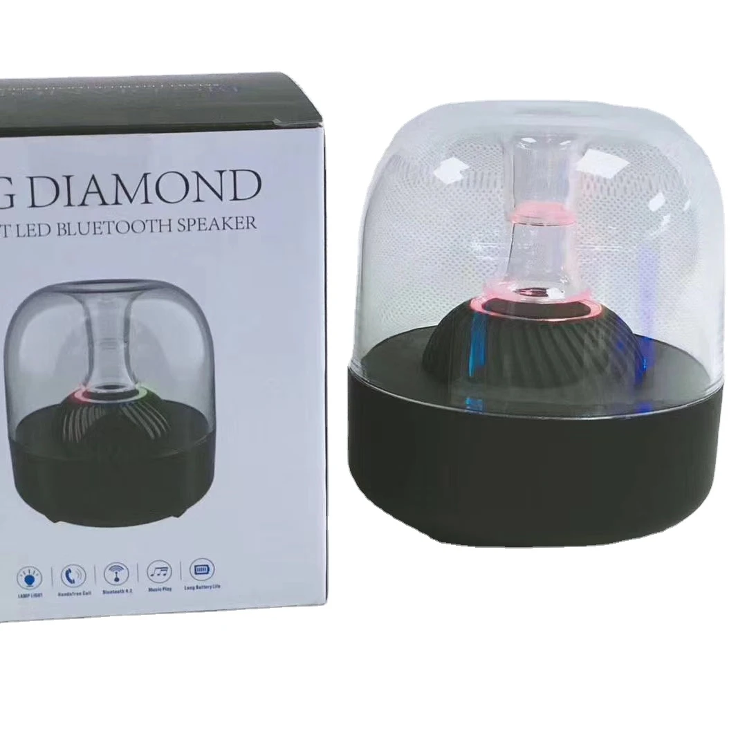 F7 Mini transparent and convenient BT speaker  with 20W Stereo Sound, Active Extra Bass  IPX5 Waterproof, Wireless Stereo Pairin