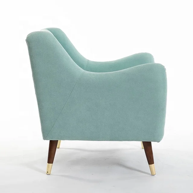 Living Room Furniture Upholstered Sofa Chair Accent Armchair Linen Leisure Single Chairs