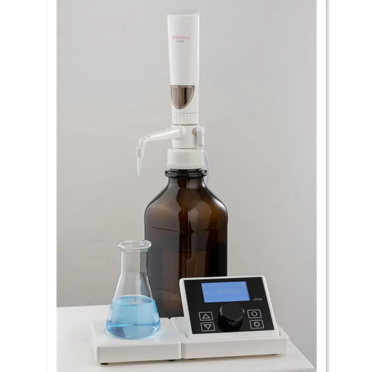 Drawell 	dTrite 0.01mL-99.99mL Stirrer and Burette Program Included Laboratory Digital Burette for lab Electronic Burette