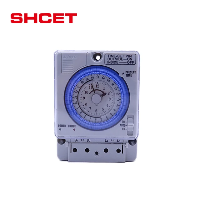 High quality TB-35 Mechanical Timer Switch with 15 Minutes 24 Hours AC 110V 240V 15A Time Circuit Diagram price from SHCET