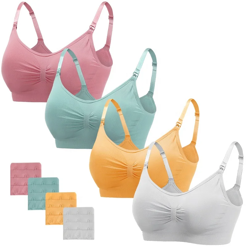 Seamless Wireless Pregnant Sujetador De Lactancia Plus Size Postpartum Maternity Breastfeeding Bra For Womens Nursing Bra