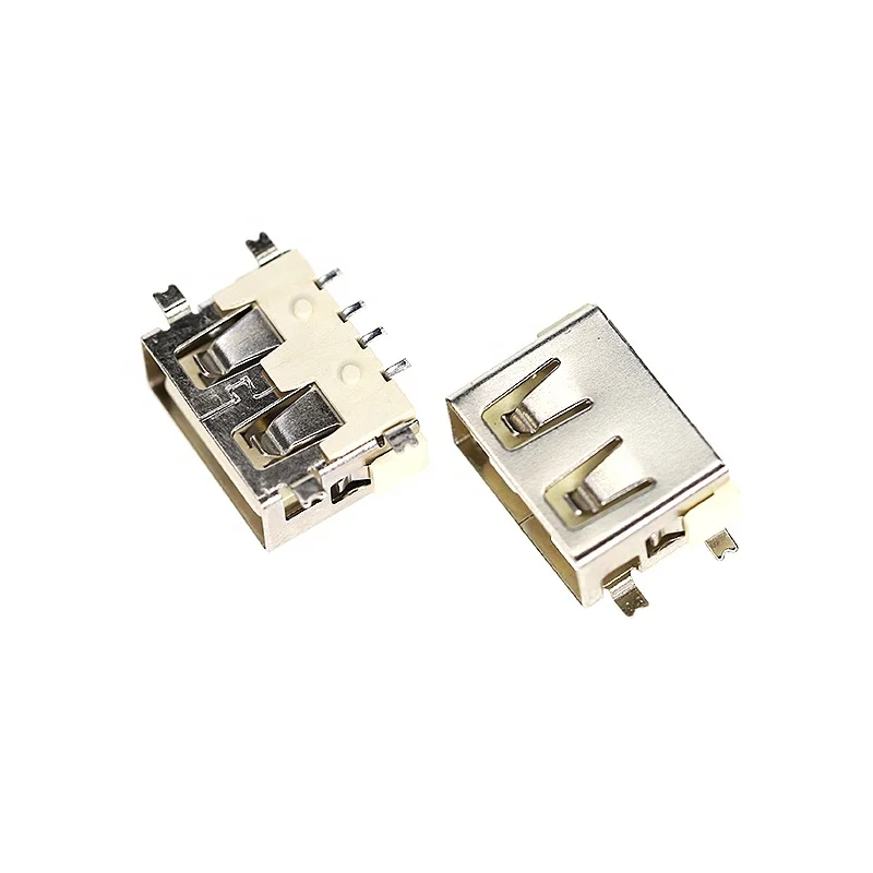 USB charge connector A Type USB 2.0 Female SMT 4P USB AF Connector 4pin
