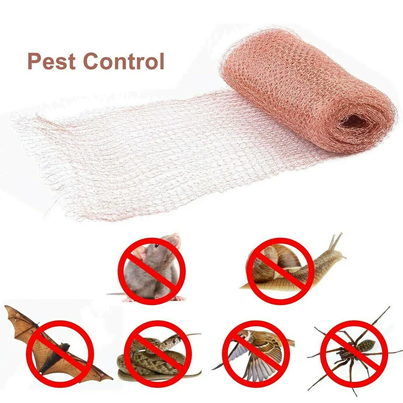 3/6m Copper Wire Net Mesh Stainless Steel Anti-Snail Signal Shielding Net Pest Rodent Mesh Rat Rodent Slug Snail Control Blocker