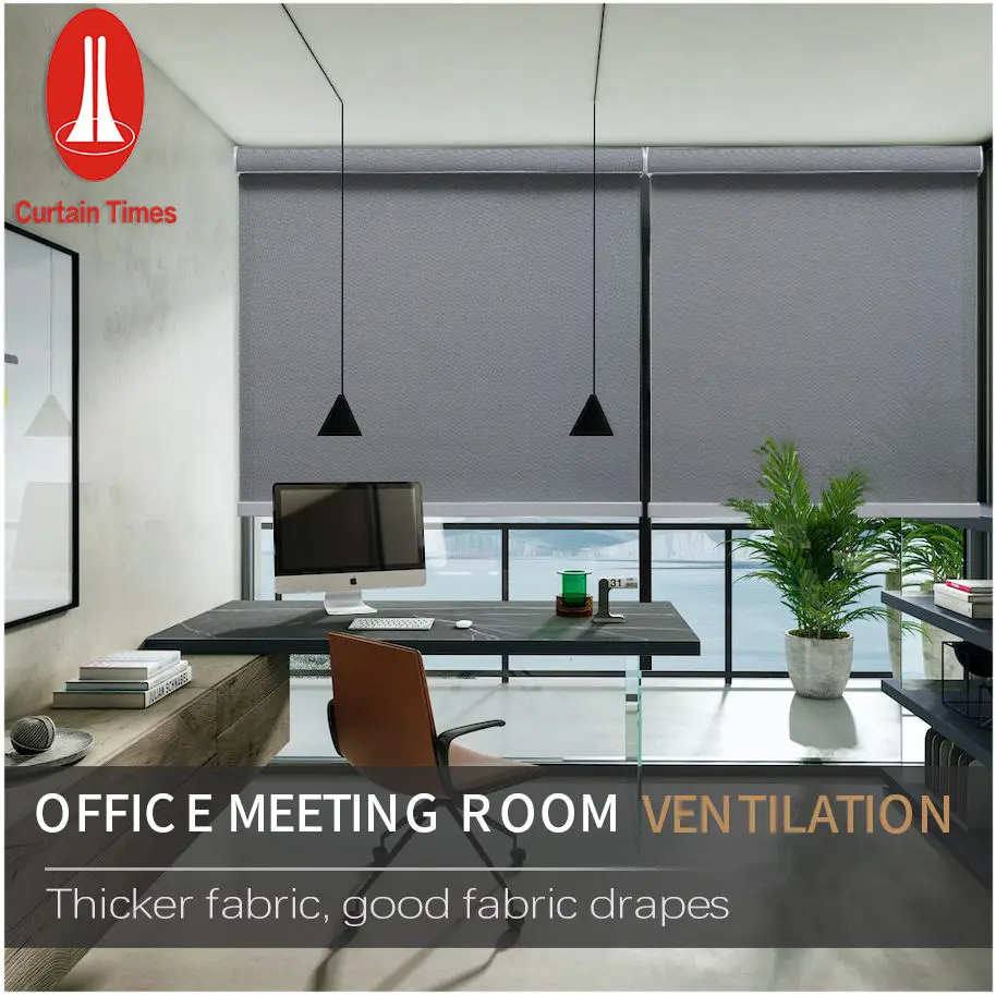 High Quality Stylish Windows Convenient Bedroom Comfort Motorized Curtains Roller Blinds With Convenient Control