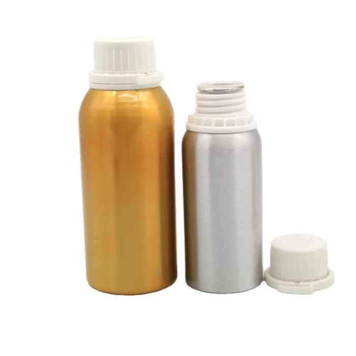 Supplier Factory Custom 100ml 200ml 500ml 1000ml  Wholesale Essential Oil Aluminum Bottles with Plastic Safty Cap Manufacturer/wholesale