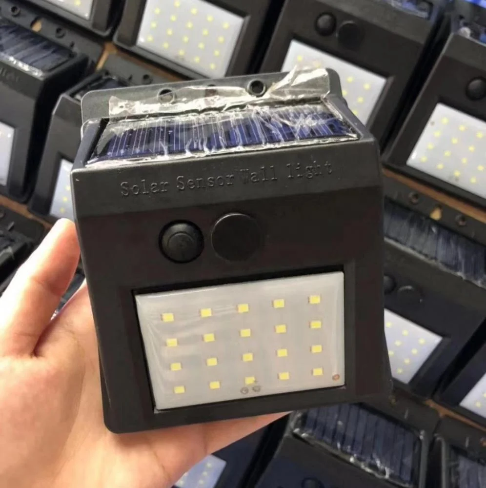 
Smart mini waterproof garden decorative solar led wall light 