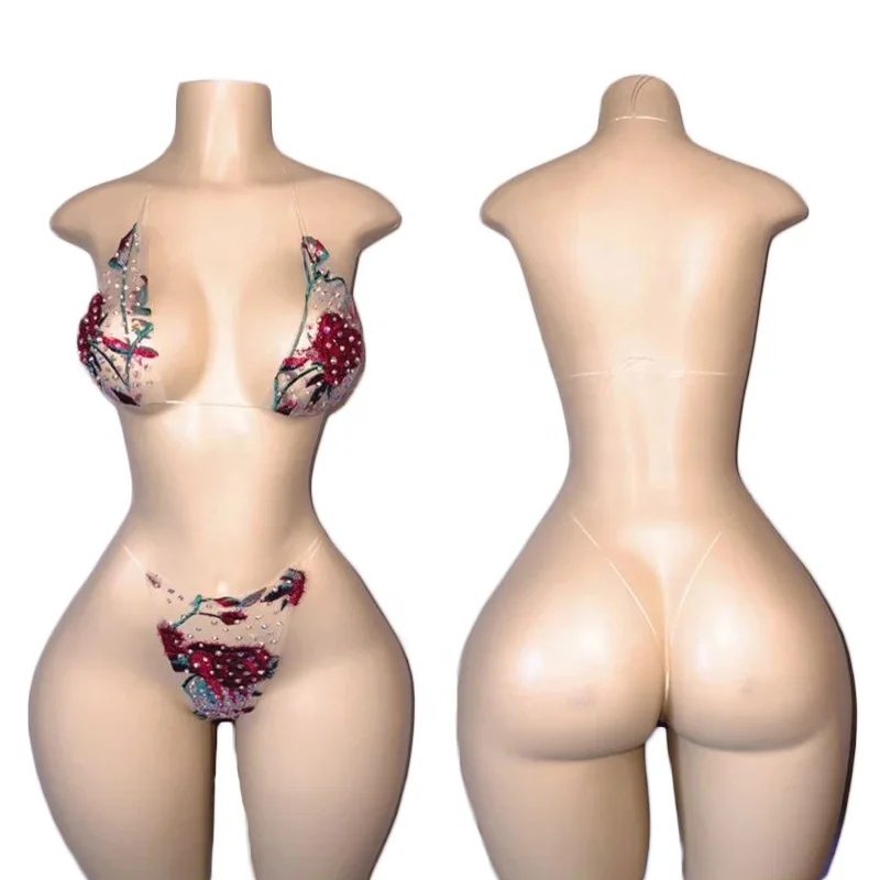 ELITES Ensembles de bikini 3D papillon sans couture Ultimate Dancewear exotiques