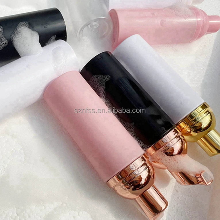 60Ml Matt Nigeria Frosted Cosmetic 10 Ml Low Moq 500G Black Matte 250Ml Square Plastic 500Ml Bottles With Gold Foam Pump Bottle