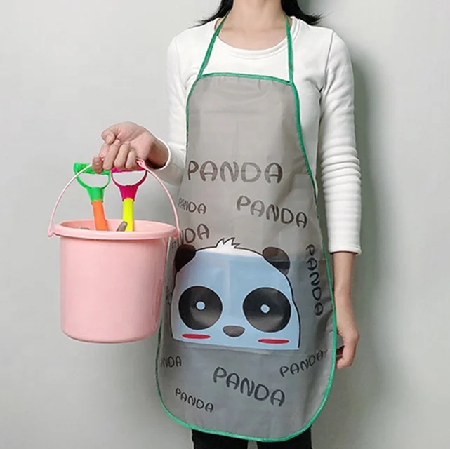 Customise Painting Apron Kid Black Plastic Neoprene Apron Manufacturer Sleeve Water Proof Kitchen Apron Disposable