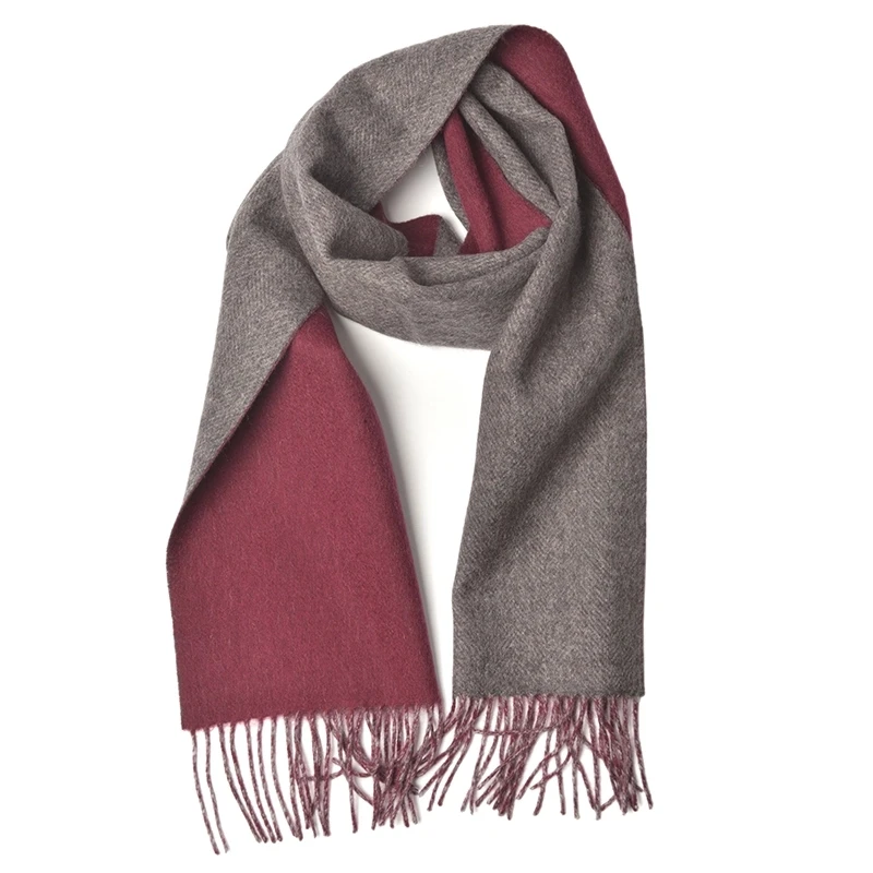 Women  Warm Double-Sided Thick  scarf 2023 new arrival simple plain color  Tassels winter scarf