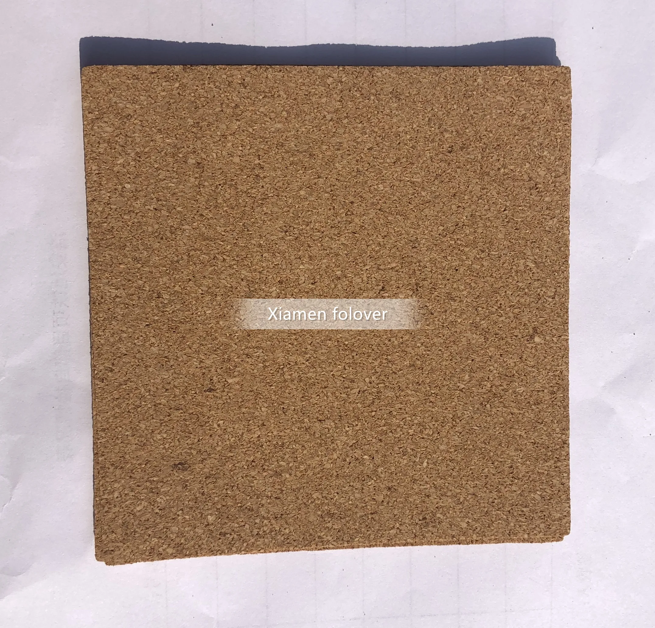 100x100mm Cork Pad Mat with Self Adhesize Backing on the Back of Any Material Coaster