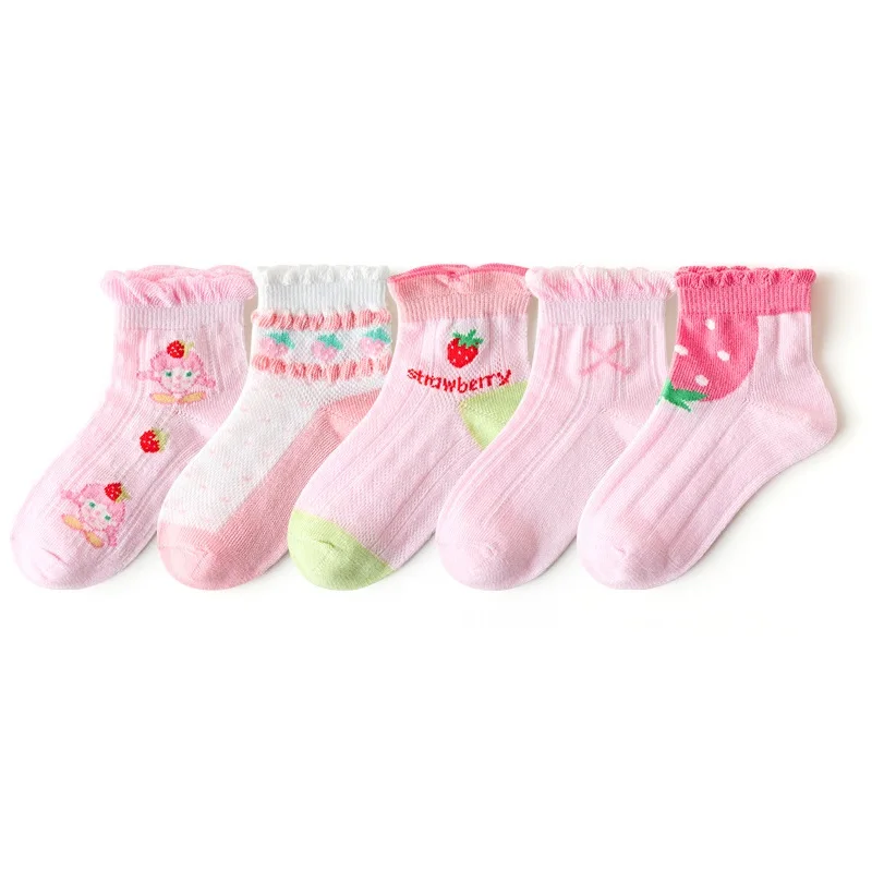 Fruit Sweet Japan Teen Girls Tube Socks Custom Cartoon Girls Socks & hosiery(old)