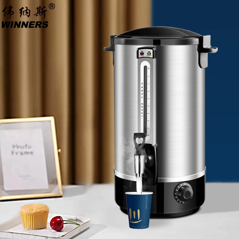 desktop electric water kettle hot tea dispenser with tea filter coffee urn with infuser