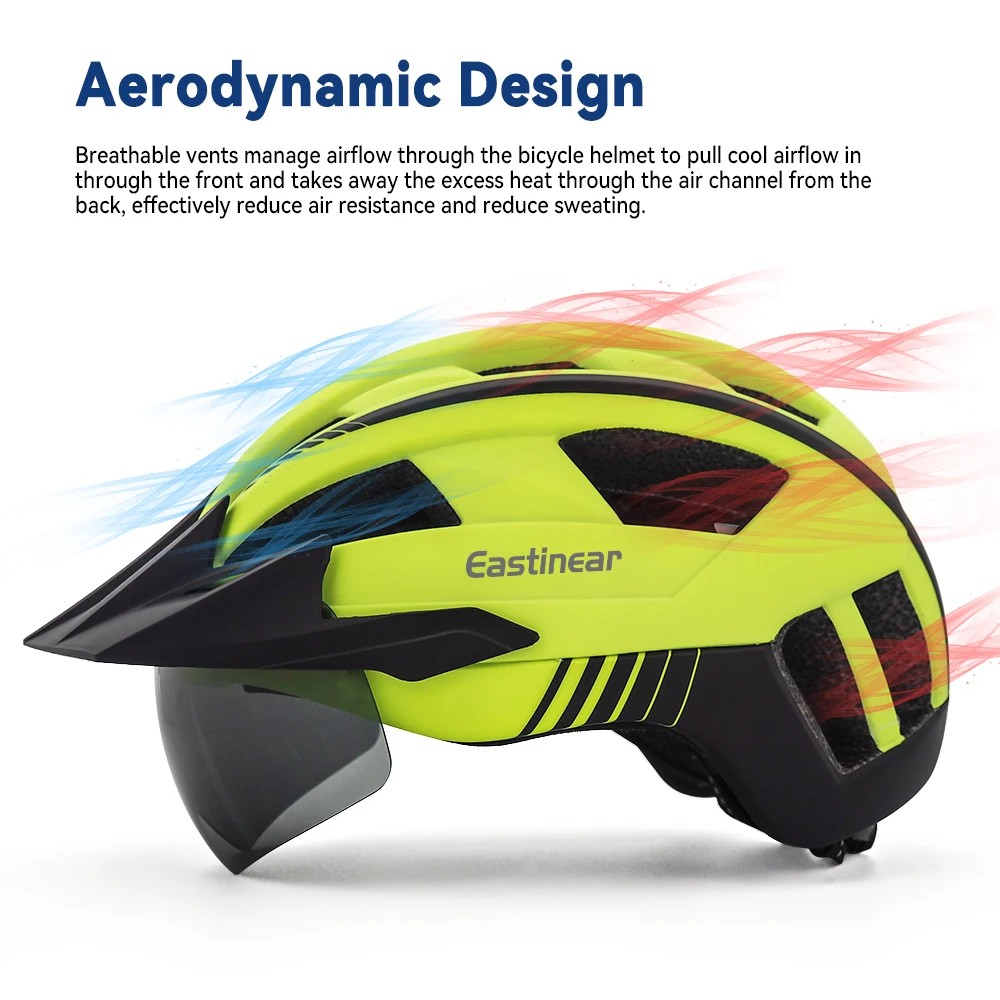  Eastinear OEM ODM biker helmet bike cascos para ciclismo scooter helm football offroad air soft visor with light