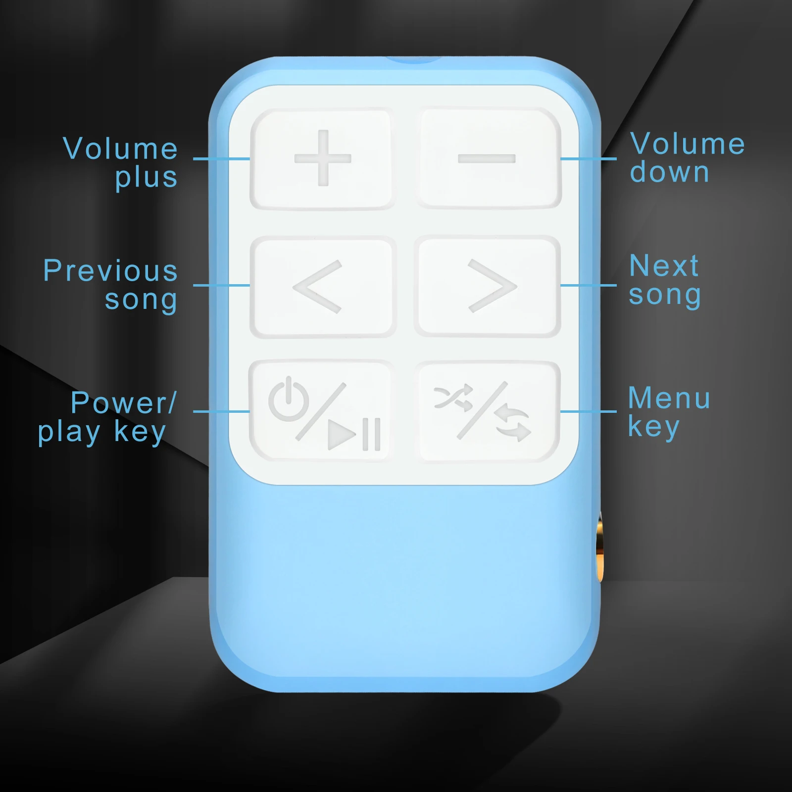 X18 Fashion Portable Mini Clip MP3 Player Sports Music Player HiFi MP3 Walkman for Study Class