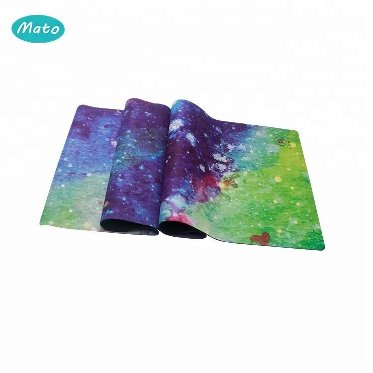 
High density non slip large padded yoga gymnastics mat with carry handle 