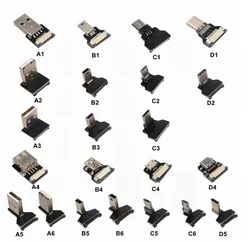 FFC USB 3,1 Type-c FPV плоский тонкий ленточный FPC Кабель Micro USB 90 градусов к USB для FPV Бесщеточный карданный сервопривод