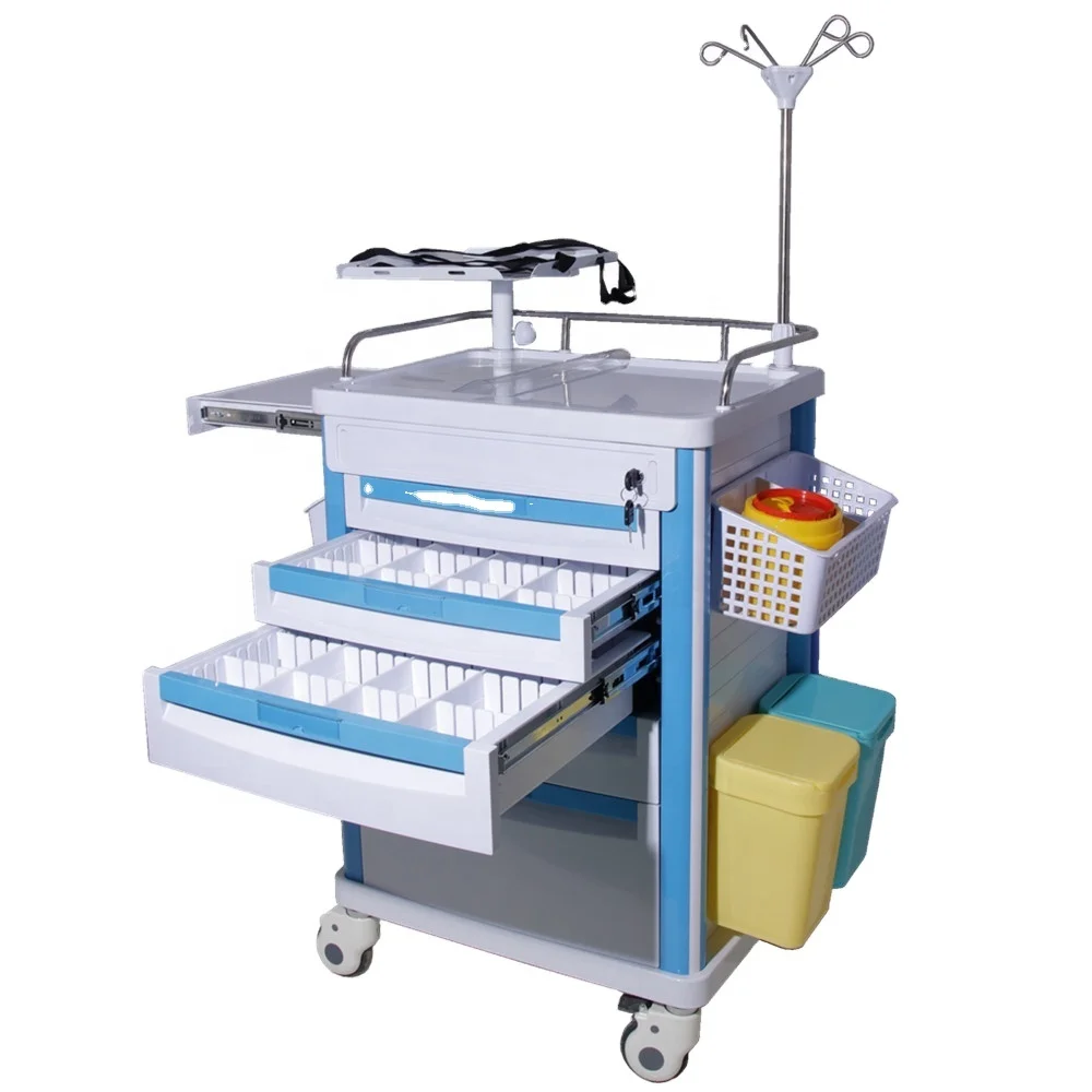 MET-006 ABS Emergency Trolley