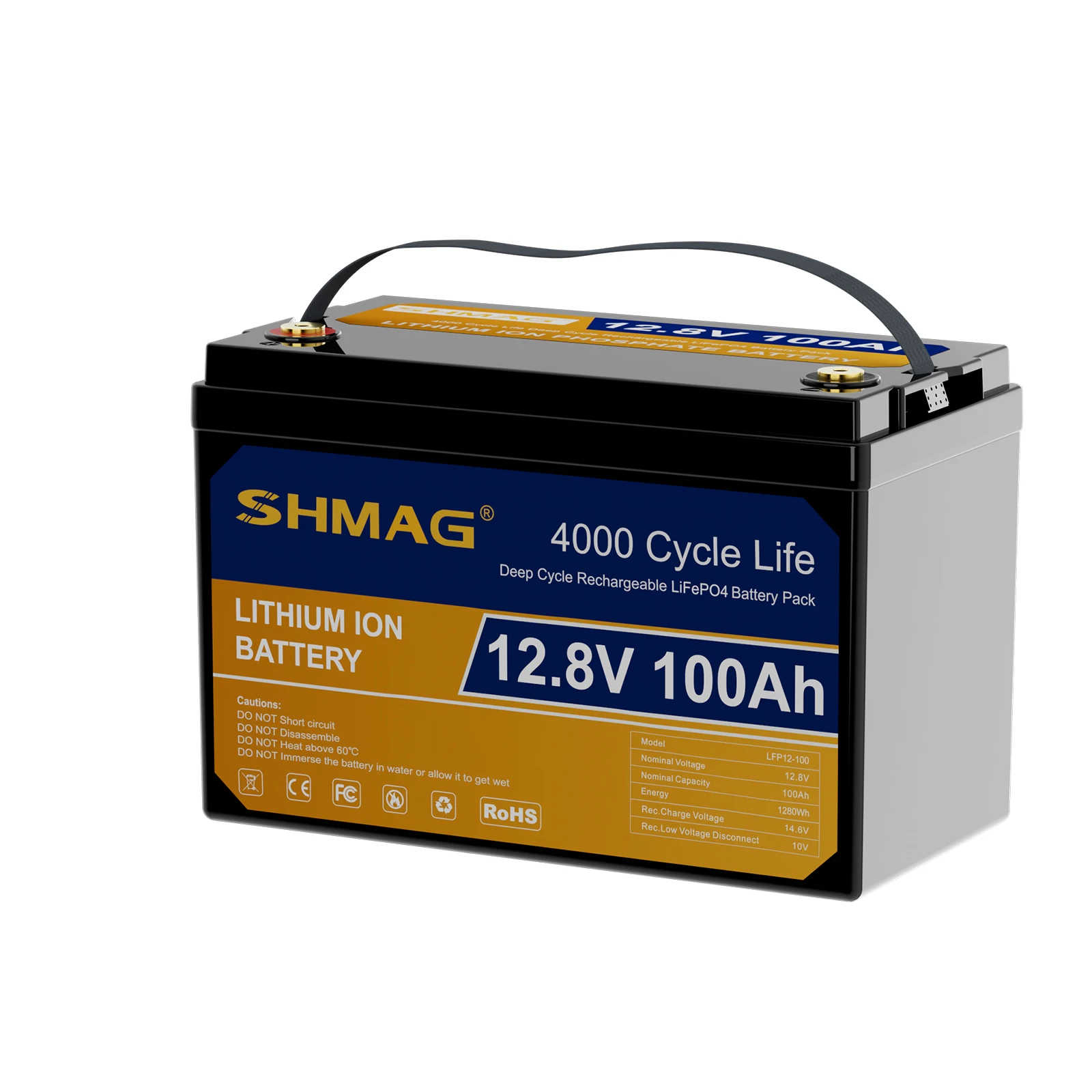Deep Cycle 12V 180AH Lifepo4 Battery Pack with BMS for Inverter Boat Motor Solar 100Ah 120Ah 150Ah 200Ah 300Ah Storage Backup