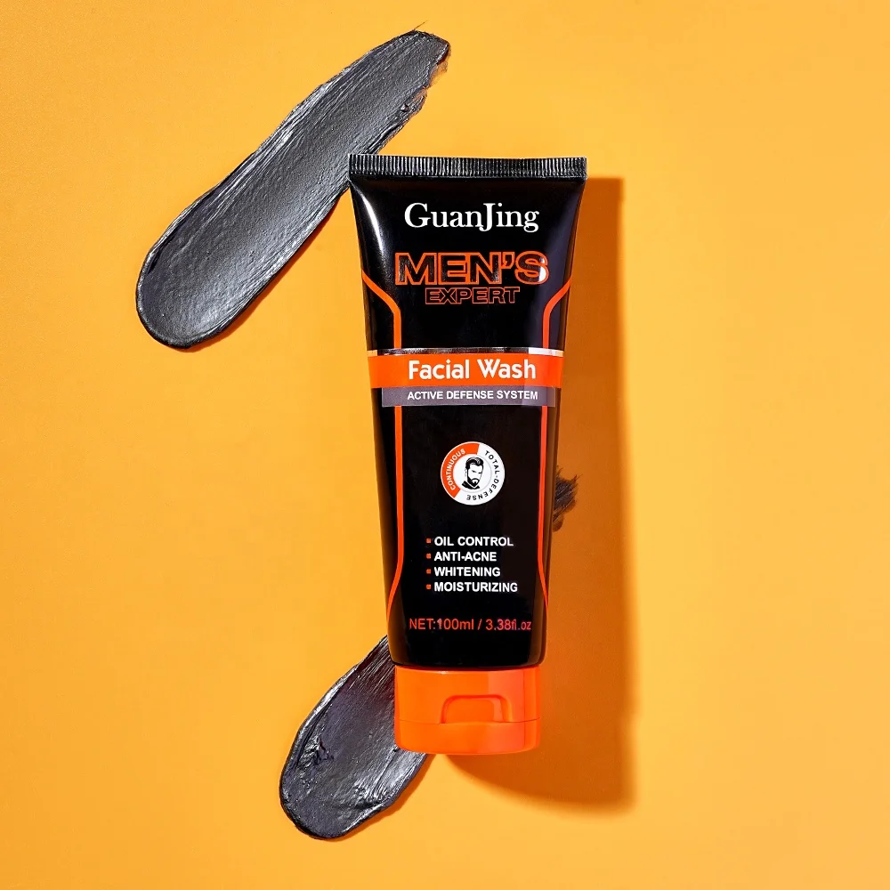 Guanjing Men Face Care Kit Skin Care Set Deep Cleansing Whitening Moisturizing Facial Skin Care Set