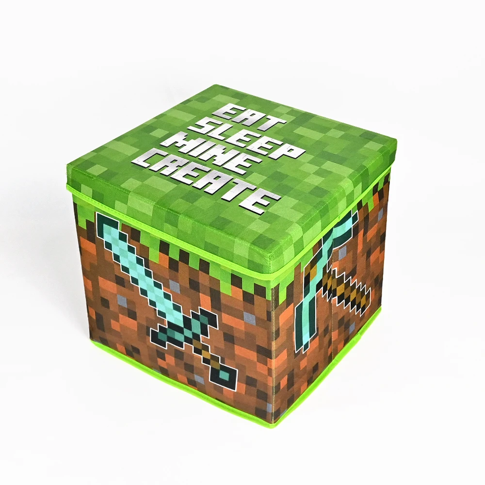My World Custom Your Own Design Storage Boxes & Bins Printed Cube Organizer For Toy Foldable Storage Box Toy Organizer