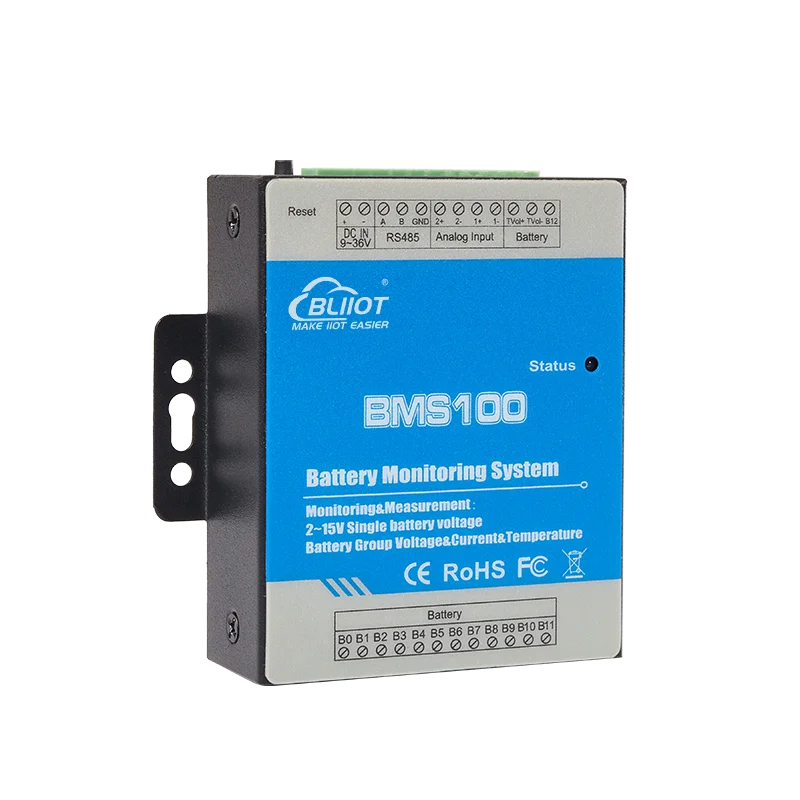 BLIIOT Battery Voltage Monitoring with RS485/AIN Module for Telecom Tower
