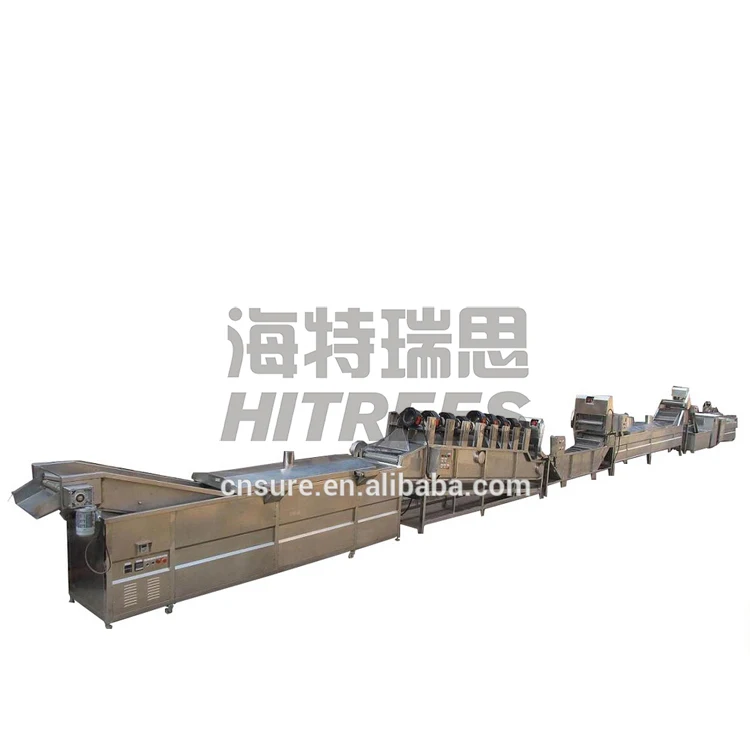 Small Potato Chips Making Machine Potato Crisp Finger Chips Frying Production Line Frozen French Fries Machinery For Sale