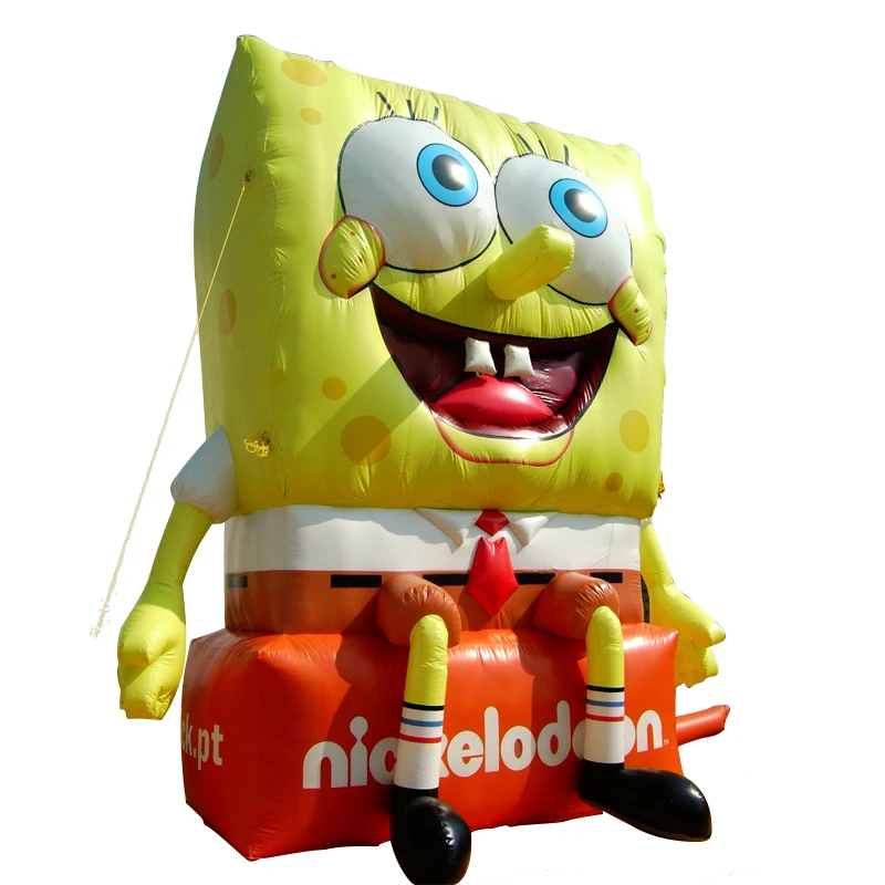 custom by picture PVC giant air tube inflatable advertising sign cartoon animal characters