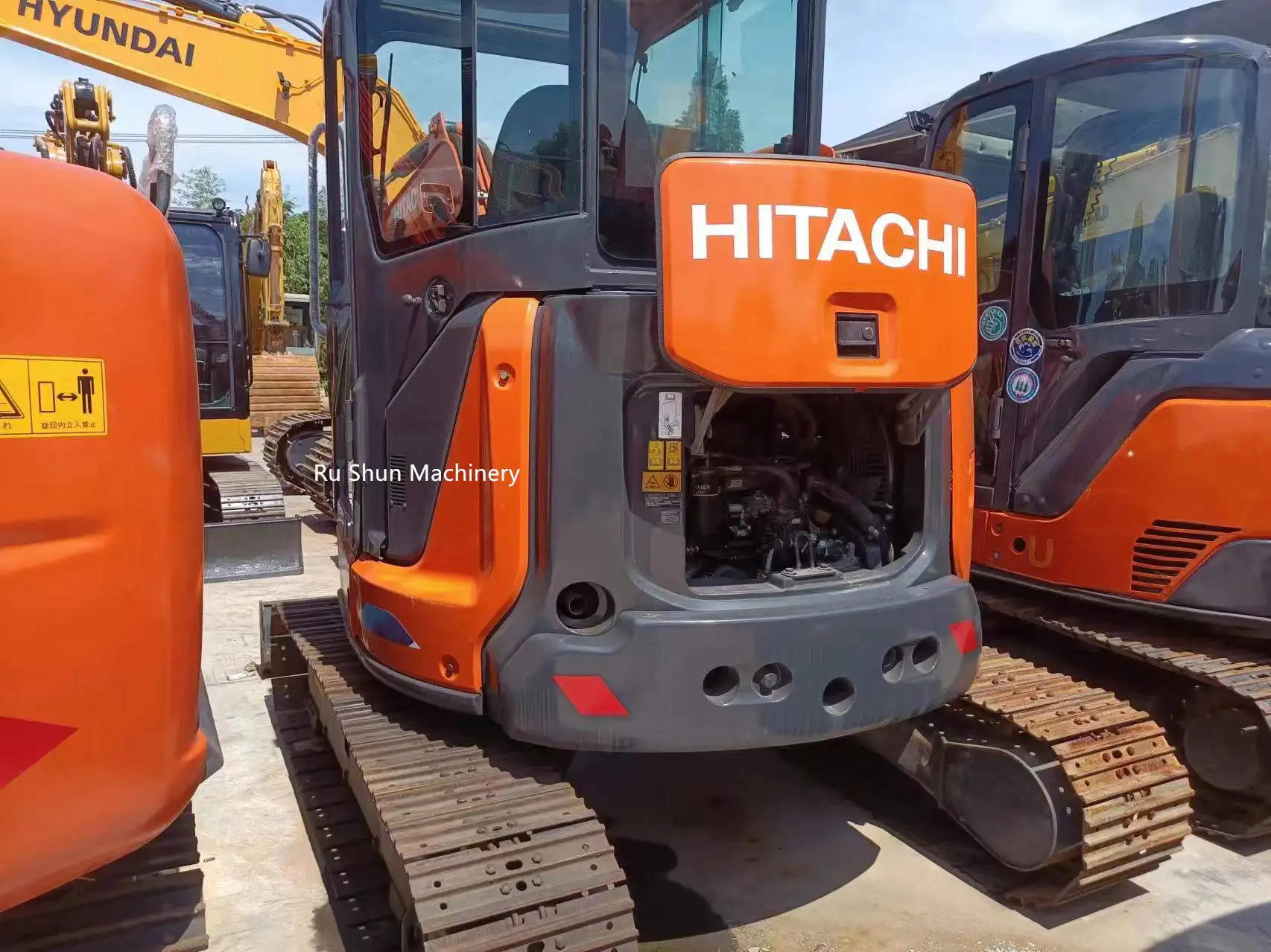 Mini Excavator Yanmar Engine Crawler Digger Diesel Cheap Price Hitachi ZX55 Used Excavator
