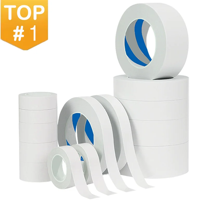 Wholesale High Quality Double-Sided Hot Melt Adhesive BOPP Packing Tape Multi-Size with Strong Carpet Glue Seamless for Packing