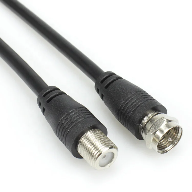 F jack Female to F Male Plug RF Coaxial RG59 RF Antenna  Cable F connector plug cable for TV