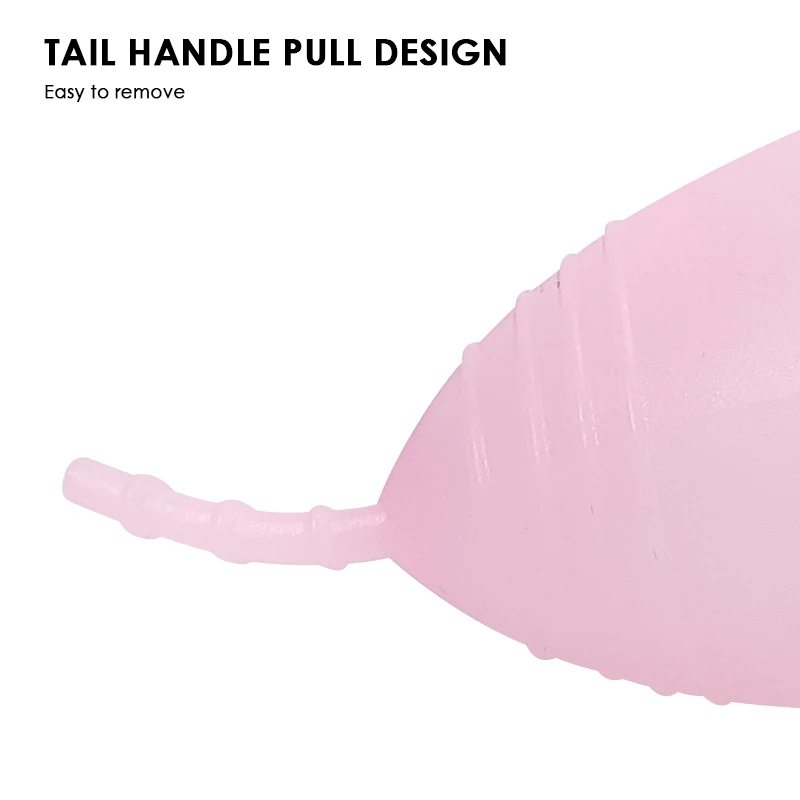 Eco-friendly Reusable Period Cup Menstrual Silicone Menstrual Cup For Women With Mesh Bags