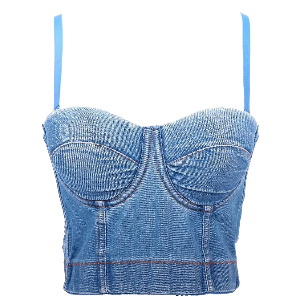 Wholesales Guangzhou Clothing Denim Crop Top Plus Size Summer Dress