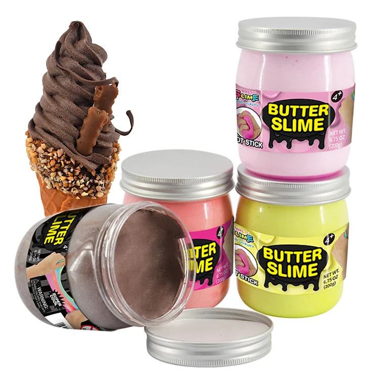 Istudio Oem Diy Butter Slime Kit Colorful Eco Friendly Make Ice Cream Slime Kit