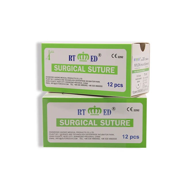 Absorbable Different Types Suturas Quirurgicas Nylon Monofilament Surgical Sutures