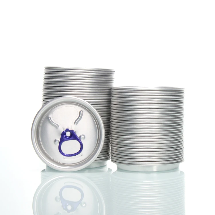 High Quality 202 Easy Open Lids Aluminum Can Lids For Soda Cans