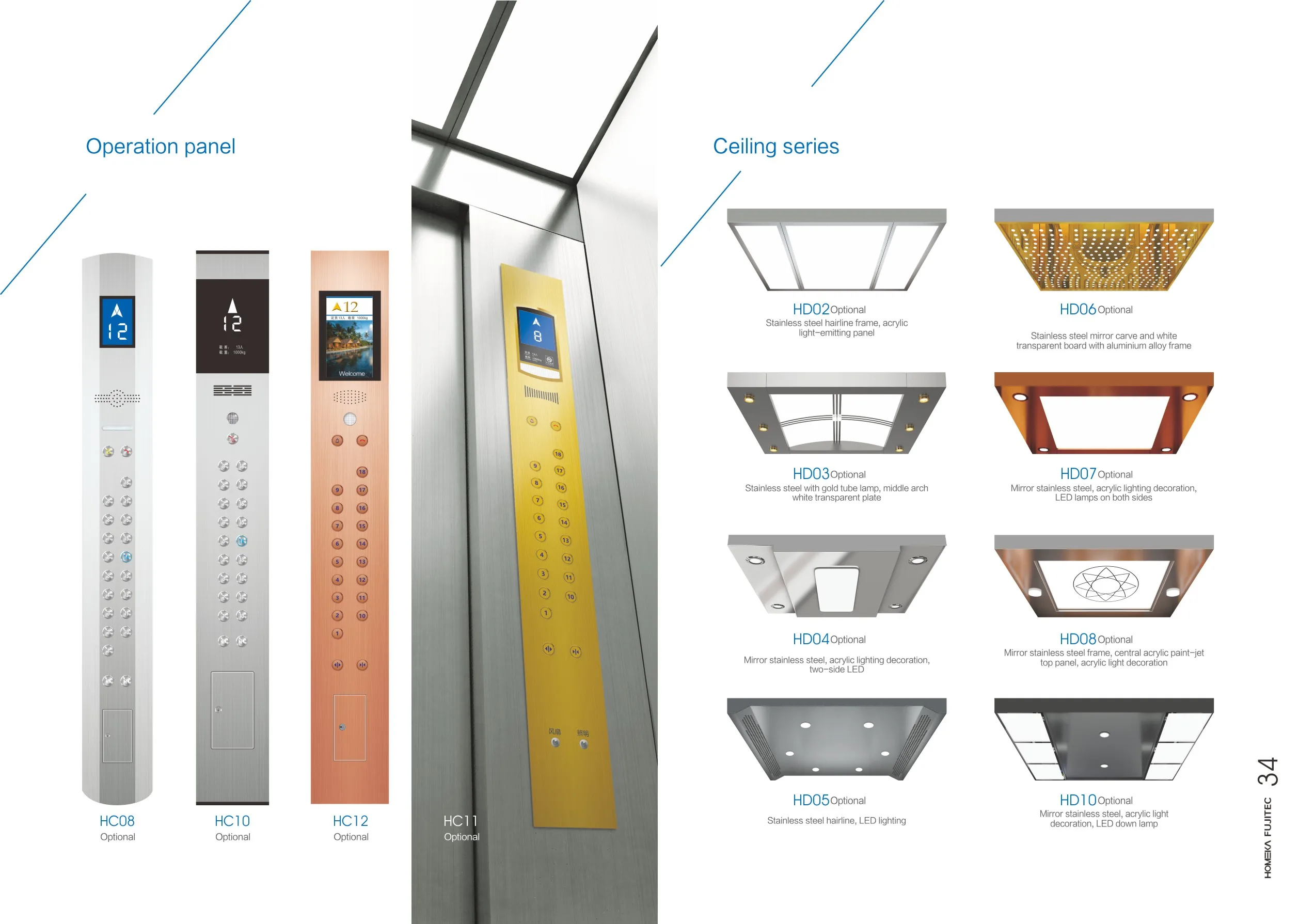 Passenger-Elevator-630Kg / Passenger Elevator Hyundai 800Kg / Passenger Elevator For A 4-Storey Building