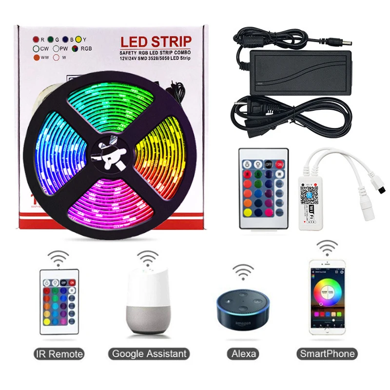 Светодиодная лента Magic Home с поддержкой Wi-Fi 5050 светодиодов RGB/RGBW/RGBWW