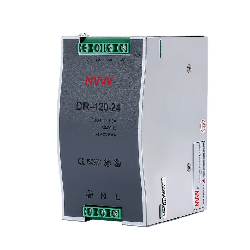 ac to dc 12V/24v smps Din Rail 120w Switching Power Supply for Industrial DR-120-24