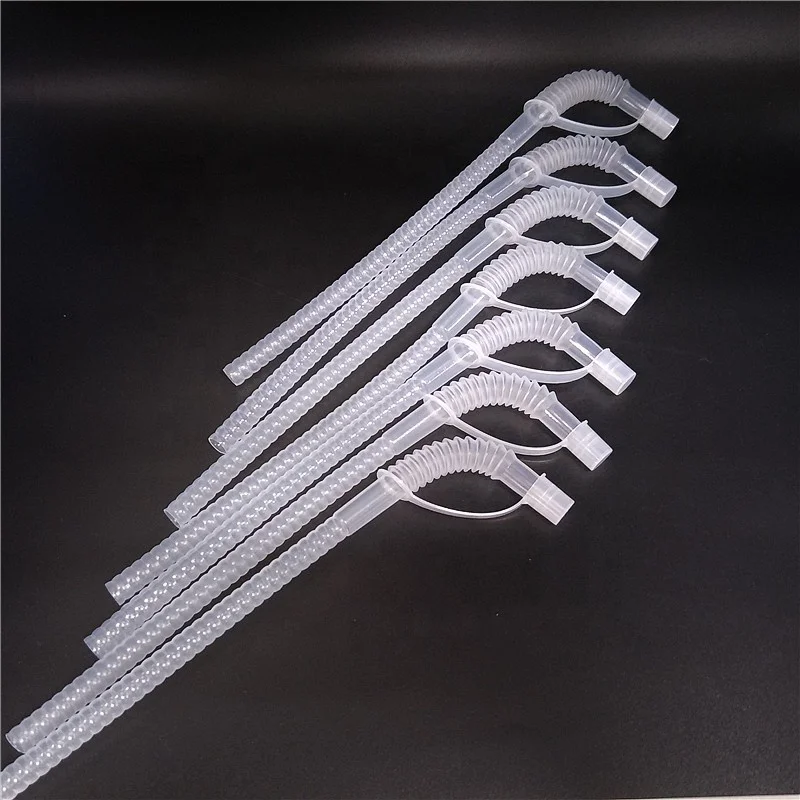 Hot selling custom length plastic drinking straw with dust cover