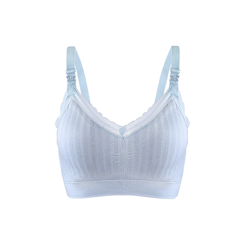 New seamless breast-feeding bra for pregnant women front button frown bra and  prevent sagging nursing  maternity bra wholesale