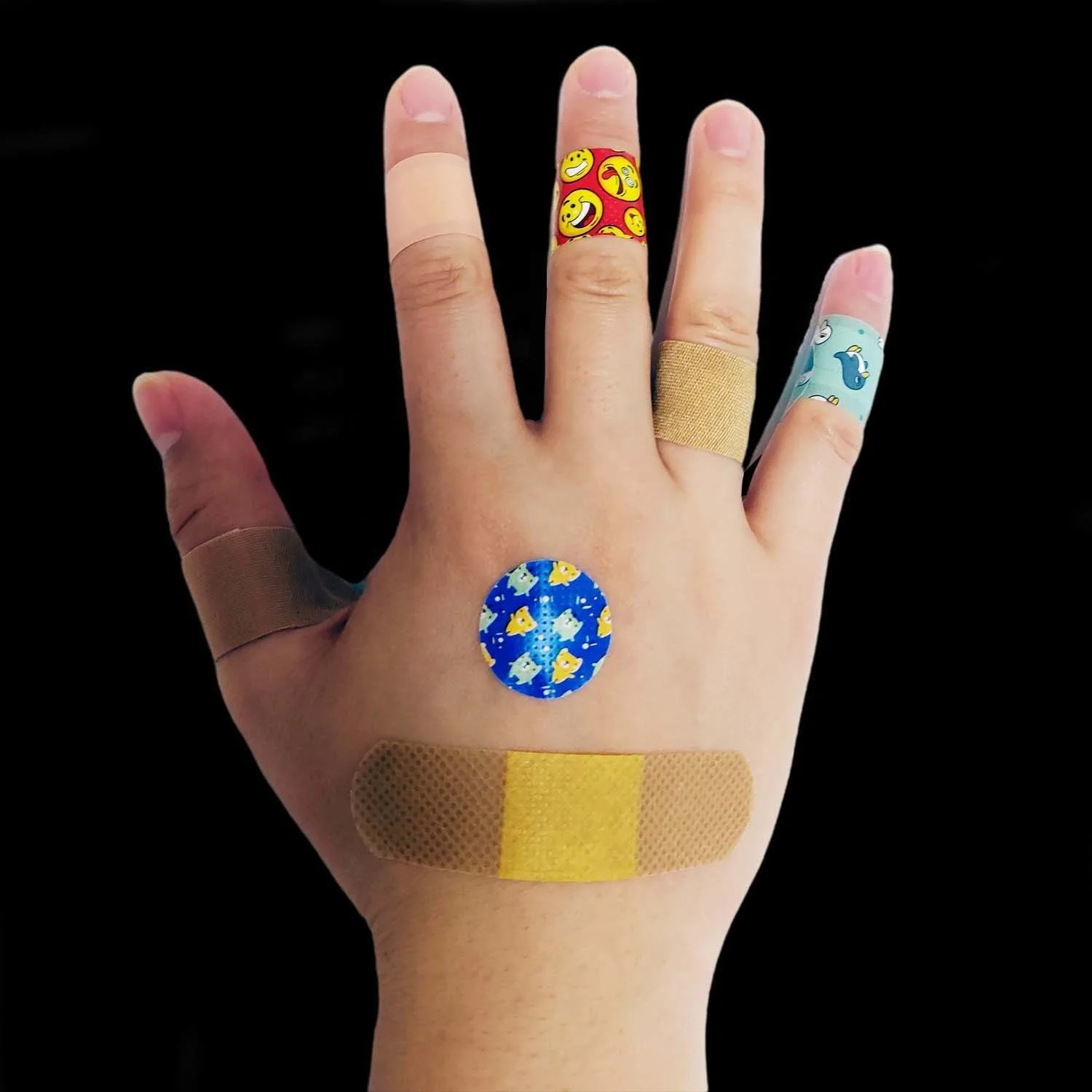 Direct factory Round 22mm Adhesive Circular Bandaid Injection Round Medical Spot First Aid Plaster Spot Bandage